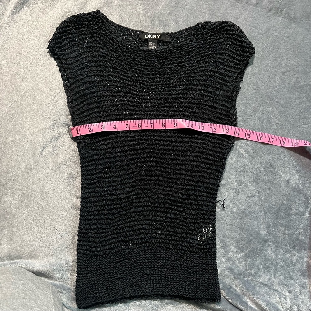 DKNY Black Knit Top - Picture 4 of 6
